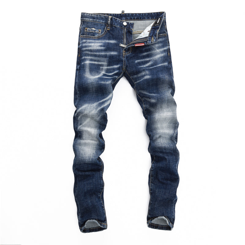 New-DSQ2 Graffiti Blue Jeans