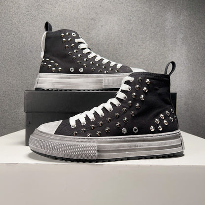 NEW-DSQ2 Rivets High-top shoes