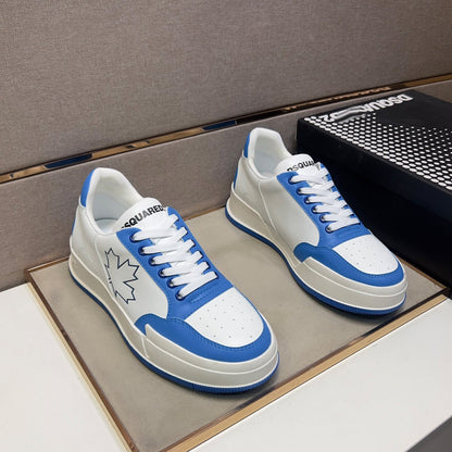 NEW-DSQ2 Leather sneakers