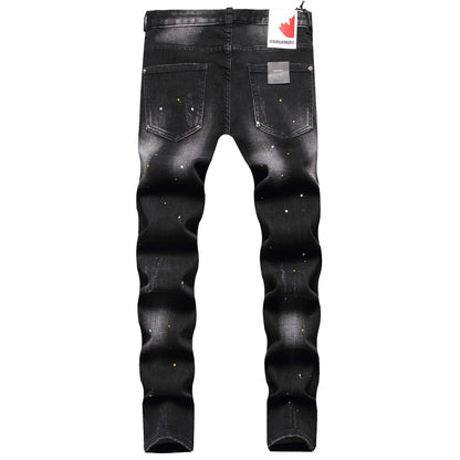 New-DSQ2 Personality Holes Jeans
