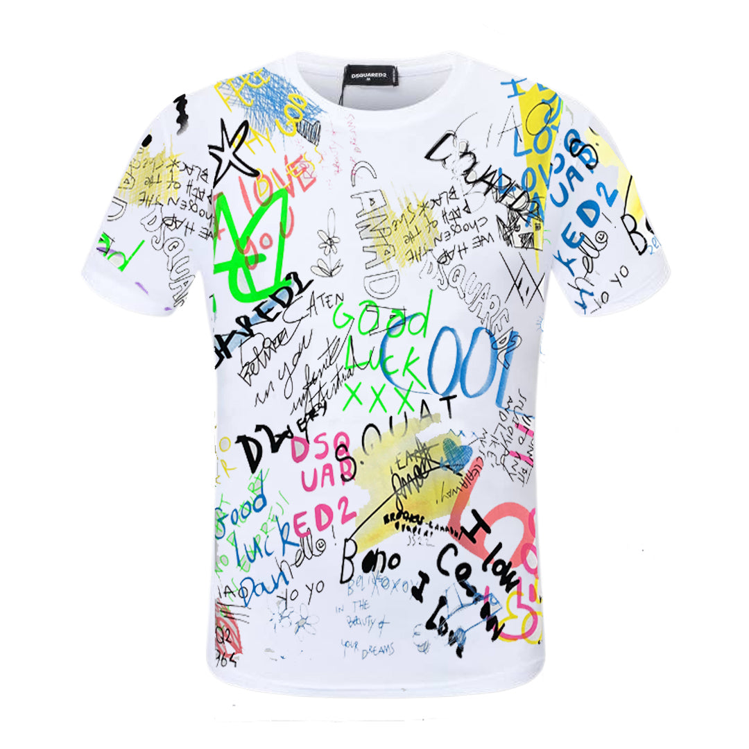 New-D2 Graffiti 2024ss T-shirt
