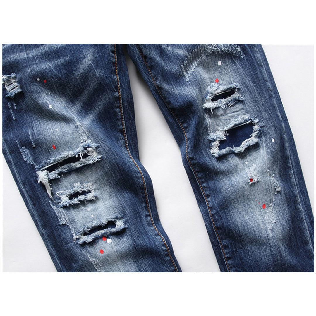 New-DSQ2 Multiple Hole posts Jeans