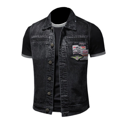 New-DSQ2 24ss cowboy Denim vest