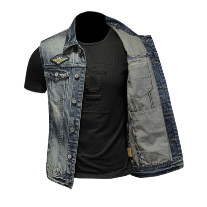New-DSQ2 24ss cowboy Denim vest