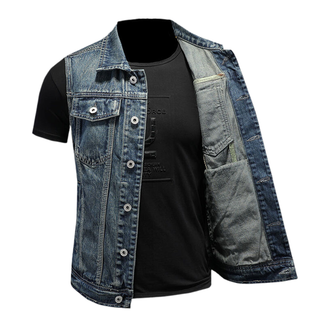 New-DSQ2 24ss cowboy Denim vest