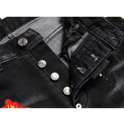 New-DSQ2 Personality Holes Jeans