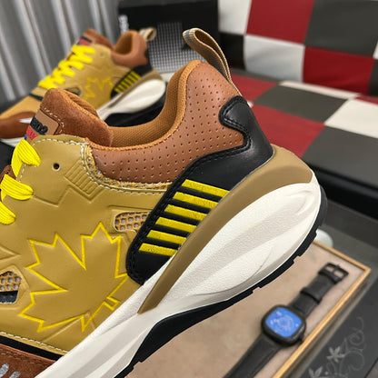 NEW-DSQ2 Couple Leather sneakers