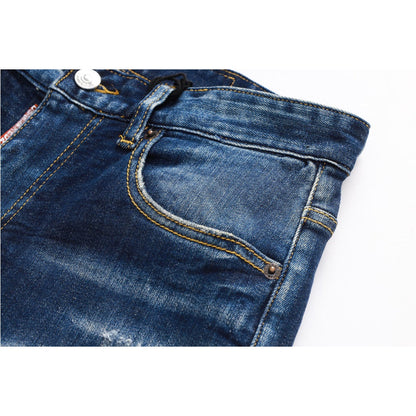 New-DSQ2 Fashion Holes Jeans