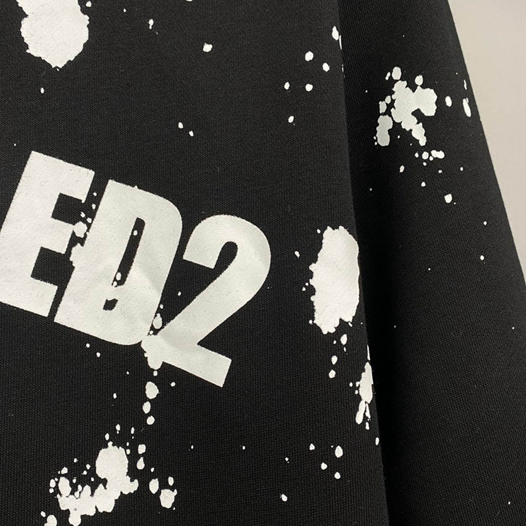 New-DSQ2 2024ss Black Sweatshirt