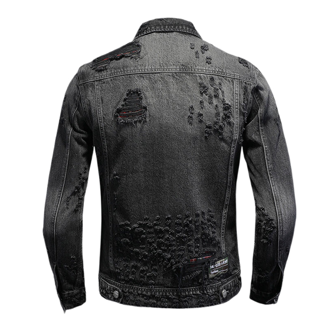 New-DSQ2 Black Denim Jacket