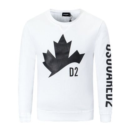 New-DSQ2 2024ss Maple Leaf sweatshirt
