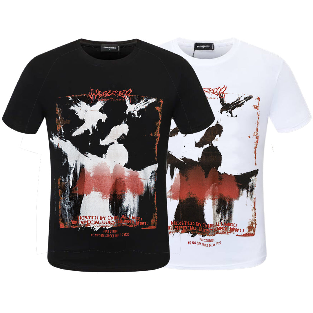 New-DSQ2 Printing 2024ss T-shirt