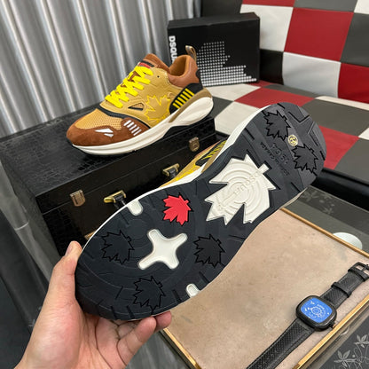 NEW-DSQ2 Couple Leather sneakers