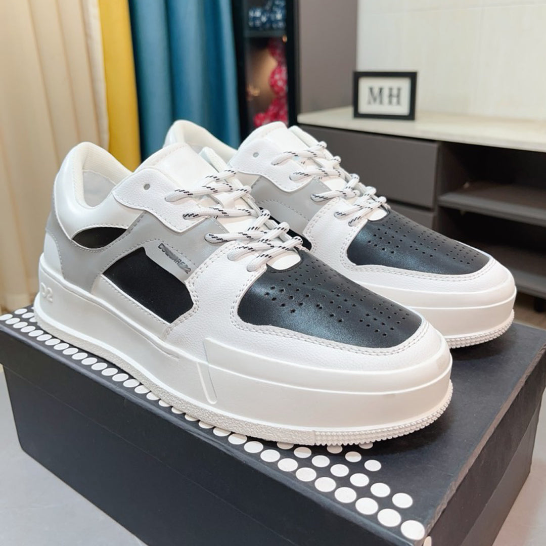 NEW-DSQ2 Leather sneakers
