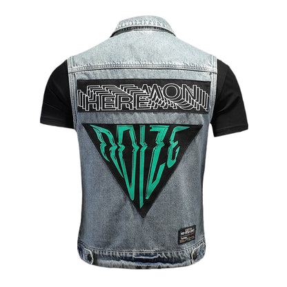New-DSQ2 24ss cowboy Denim vest