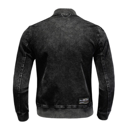 New-DSQ2 2024ss Black Thick Denim Jacket