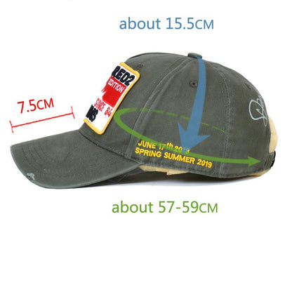 New-DSQ2 Adjustable 2024ss Hat