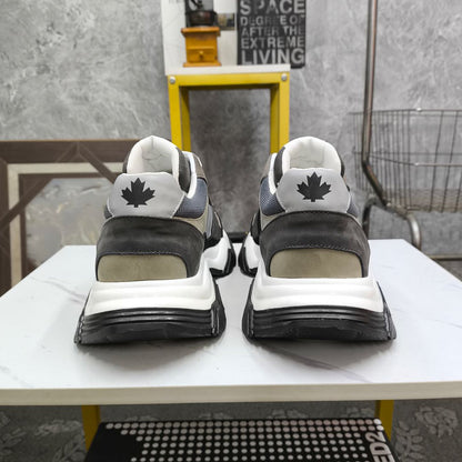 NEW-DSQ2 Leather sneakers
