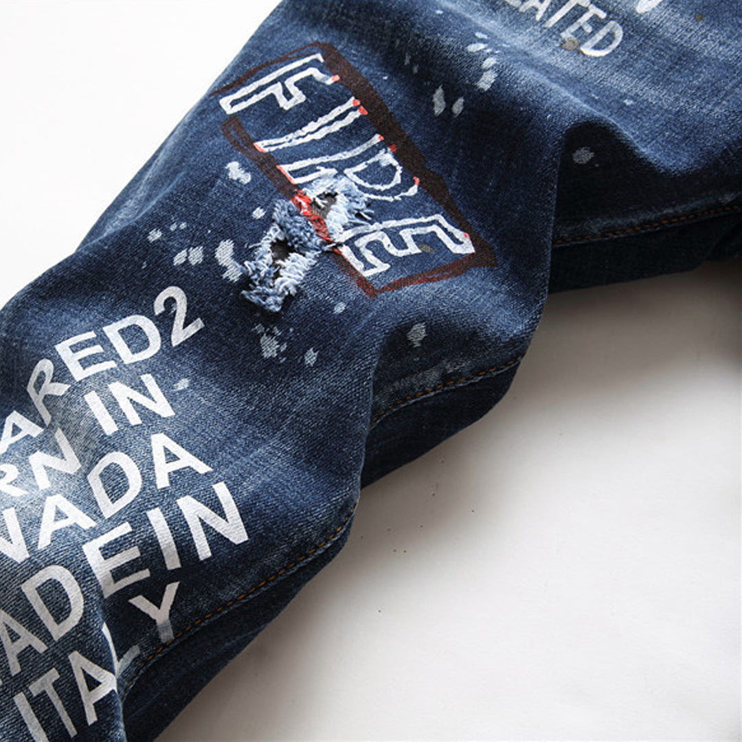 New-DSQ2 24ss printing Jeans