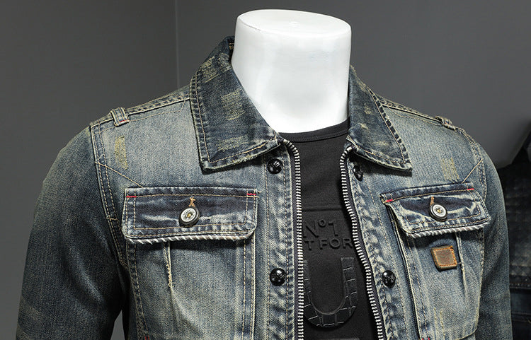 New-DSQ2 2024ss Retro Denim Jacket