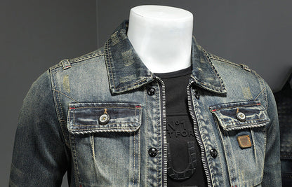 New-DSQ2 2024ss Retro Denim Jacket