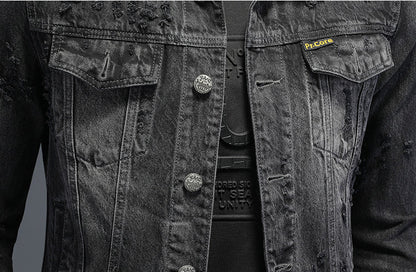 New-DSQ2 Black Denim Jacket