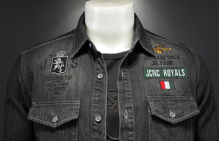 New-DSQ2 Black 2024ss Denim Jacket