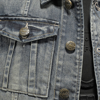 New-DSQ2 2024ss Denim vest