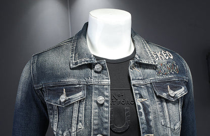 New-DSQ2 Black Denim Jacket