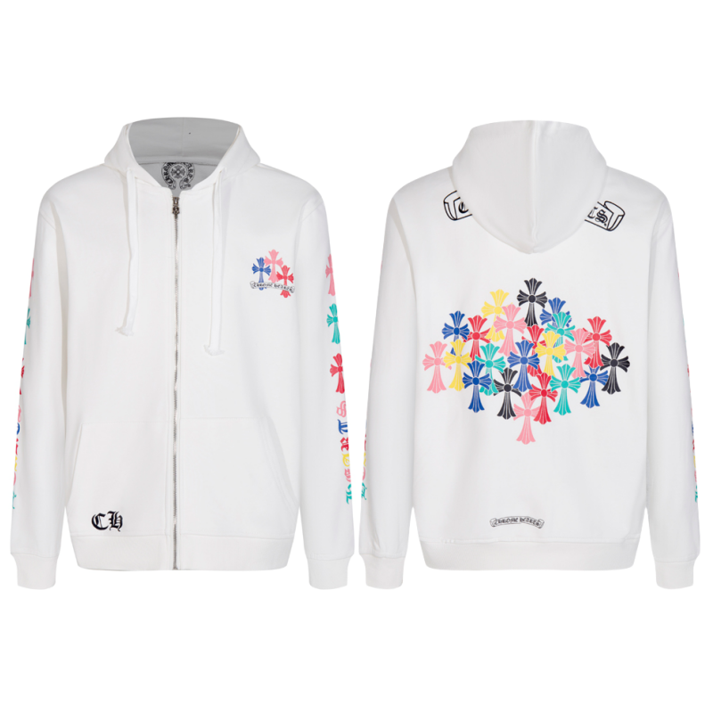 Chrome Hearts New Zip Up Hoodie -5015