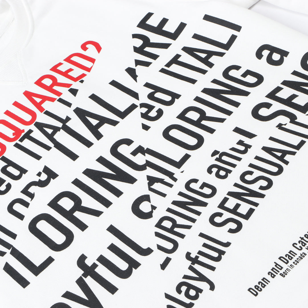 New-DSQ2 24ss Printing Sweatshirt