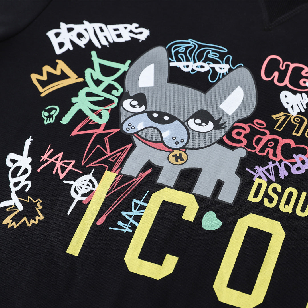 New-DSQ2 2024ss Printing Sweatshirt