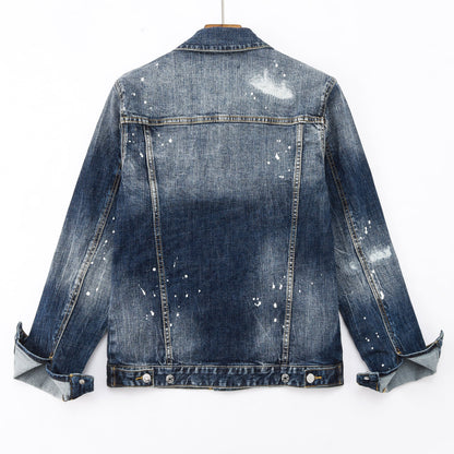 New-DSQ2 2025ss Man Denim Jacket