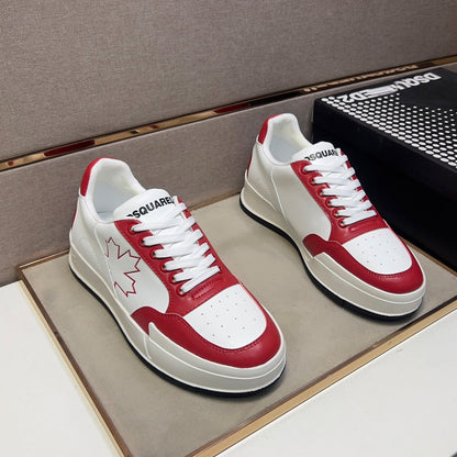 NEW-DSQ2 Leather sneakers