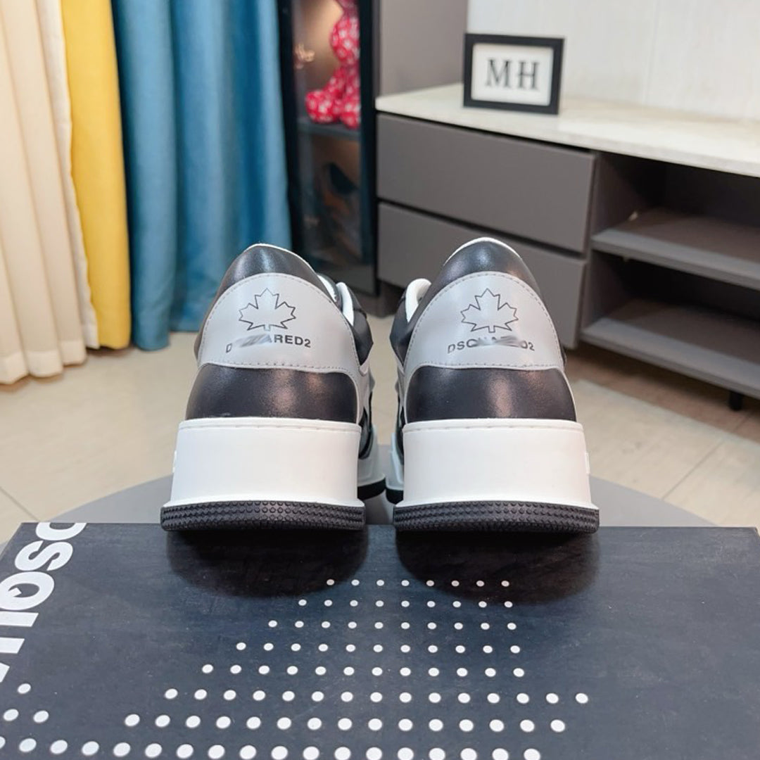 NEW-DSQ2 Leather sneakers