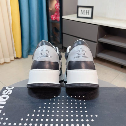 NEW-DSQ2 Leather sneakers