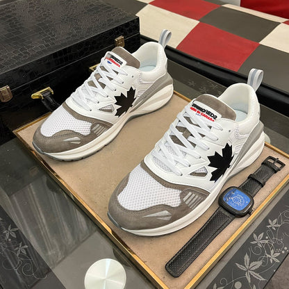 NEW-DSQ2 Couple Leather sneakers