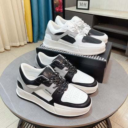 NEW-DSQ2 Leather sneakers