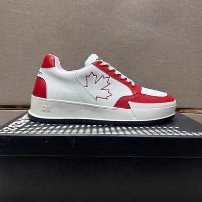 NEW-DSQ2 Leather sneakers