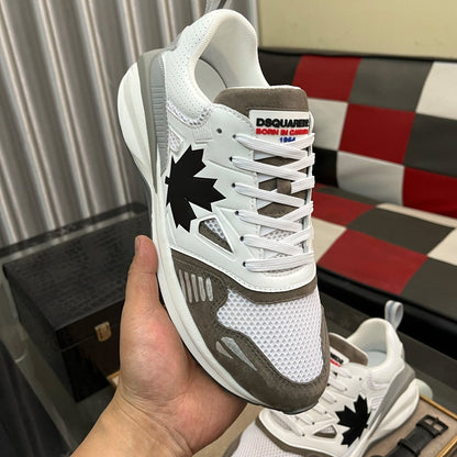 NEW-DSQ2 Couple Leather sneakers