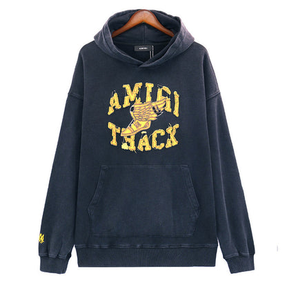 AMIRI Logo-Appliquéd Distressed Cotton-Jersey Hoodies