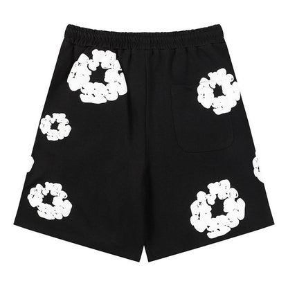 Denim Tears The Cotton Wreath Shorts Black