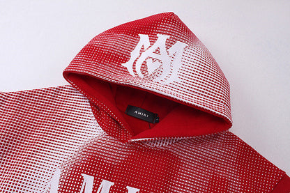 AMIRI Flock Hooded Sleeveless Sweatshirt