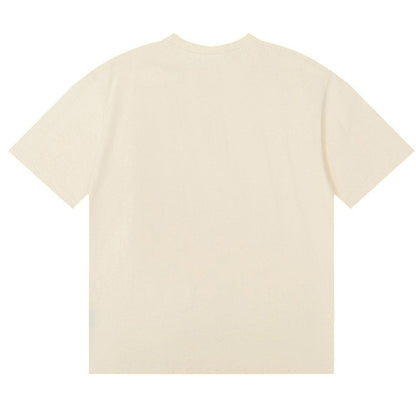 RHUDE Black dove lettering print T-Shirts
