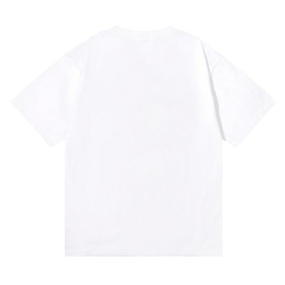 RHUDE letter wheat ear fruit print T-shirts