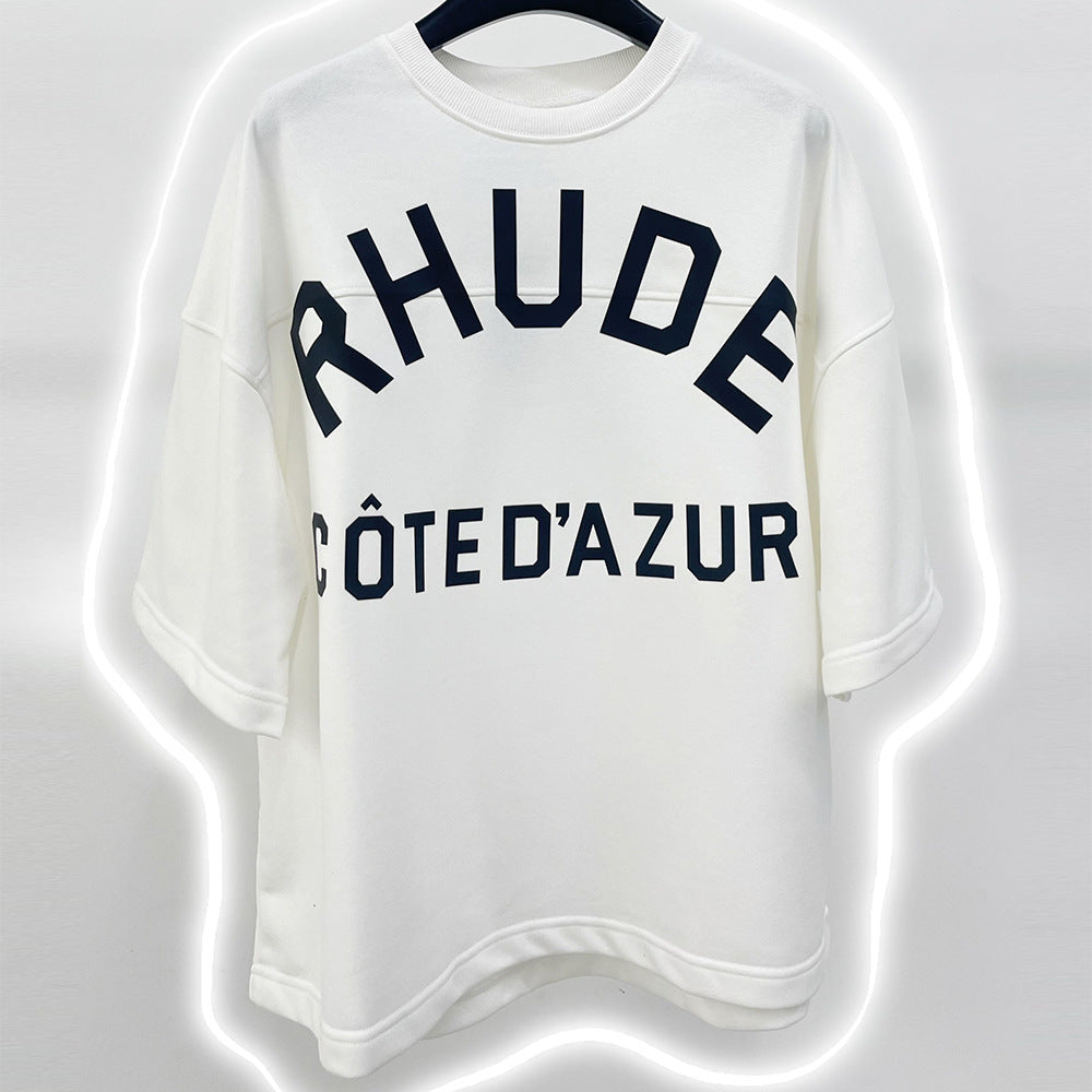 Rhude Mid-Sleeve Boxy T-shirt