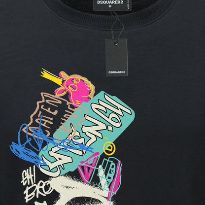 New-DSQ2 2024ss Printing Sweatshirt