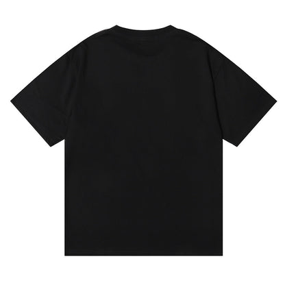 RHUDE letter wheat ear fruit print T-shirts