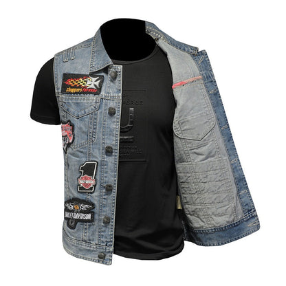 New-DSQ2 24ss cowboy Denim vest