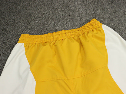 RHUDE Sunset Print Stitching Contrast Color Casual Beach Shorts